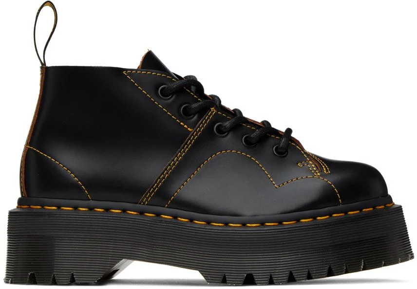 商品Dr. Martens|女式 黑色 Church Quad靴,价格¥1607,第1张图片