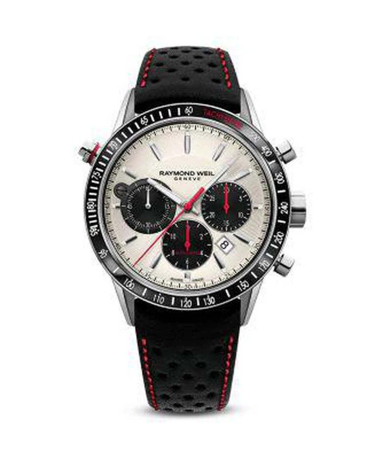 商品Raymond Weil|Freelancer Chronograph, 43mm,价格¥10084,第1张图片