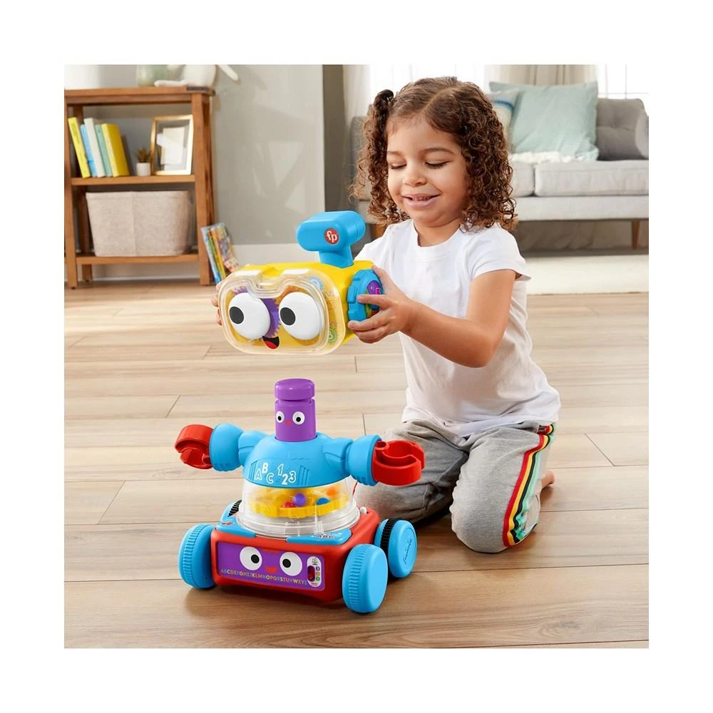 商品Fisher Price|Fisher-Price 4-in-1 Robot Baby to Preschool Learning Toy with Lights & Music,价格¥273,第3张图片详细描述