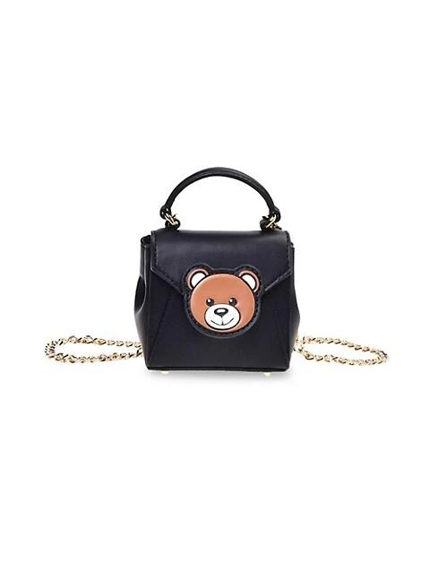 商品Moschino|Mini Bear Leather Satchel,价格¥4054,第1张图片