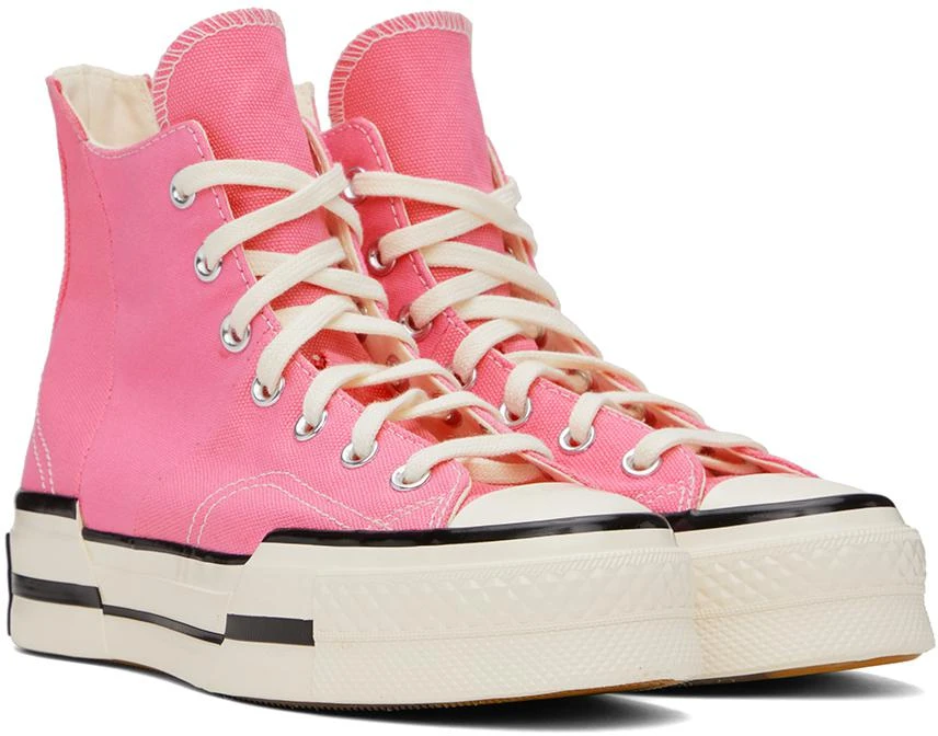 商品Converse|粉色 Chuck 70 Plus 高帮运动鞋,价格¥980,第4张图片详细描述