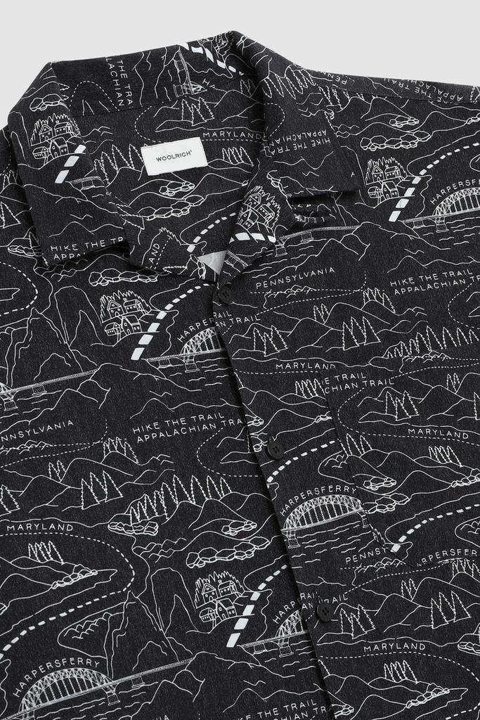 Tencel Shirt with Trail Pattern商品第7张图片规格展示