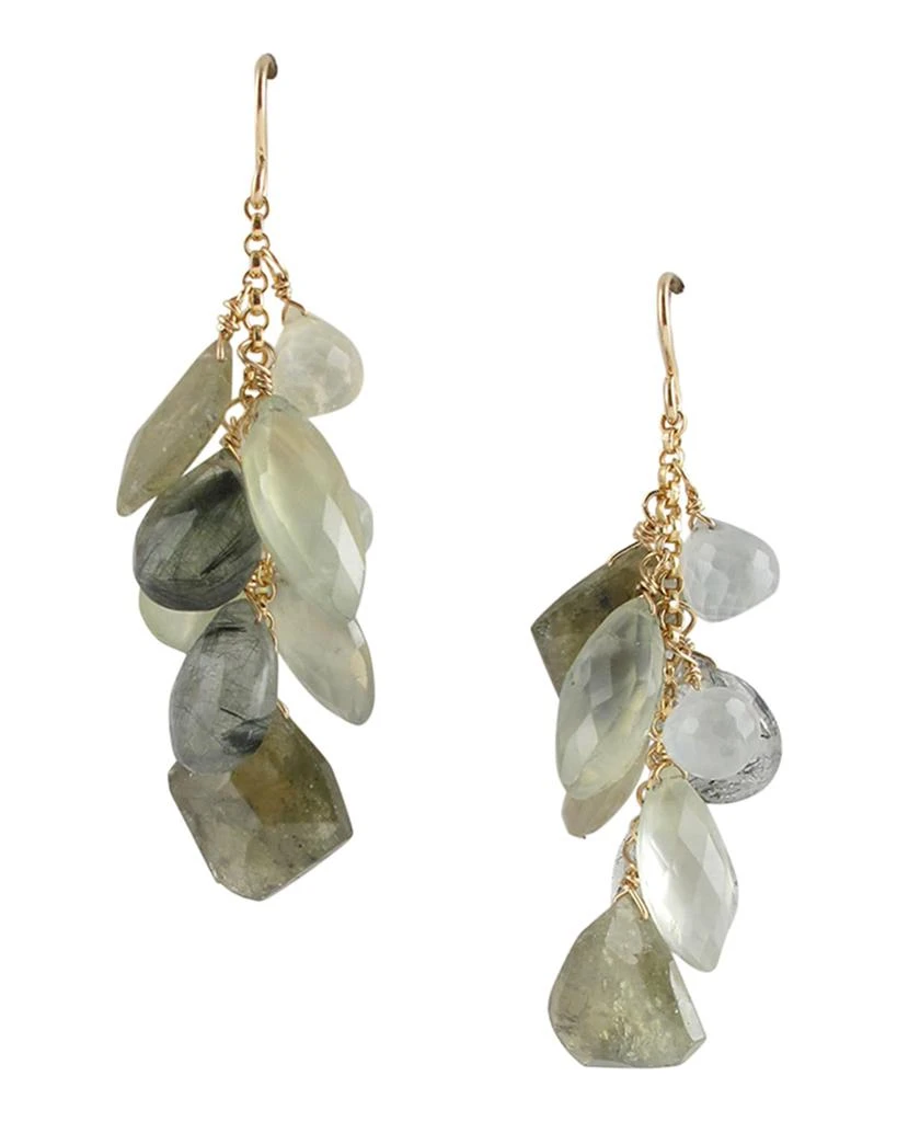 商品Devon Leigh|Prehnite and Green Garnet Cluster Earrings,价格¥3071,第1张图片