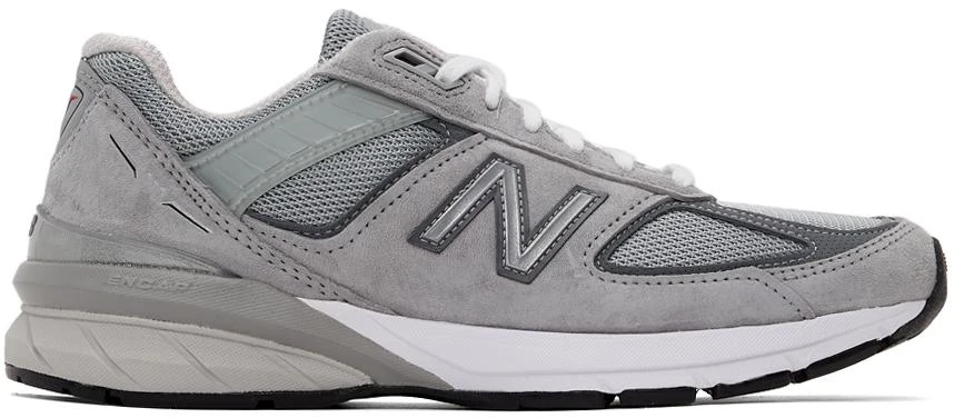 商品New Balance|Grey Made In USA 990v5 Low Sneakers,价格¥1742,第1张图片