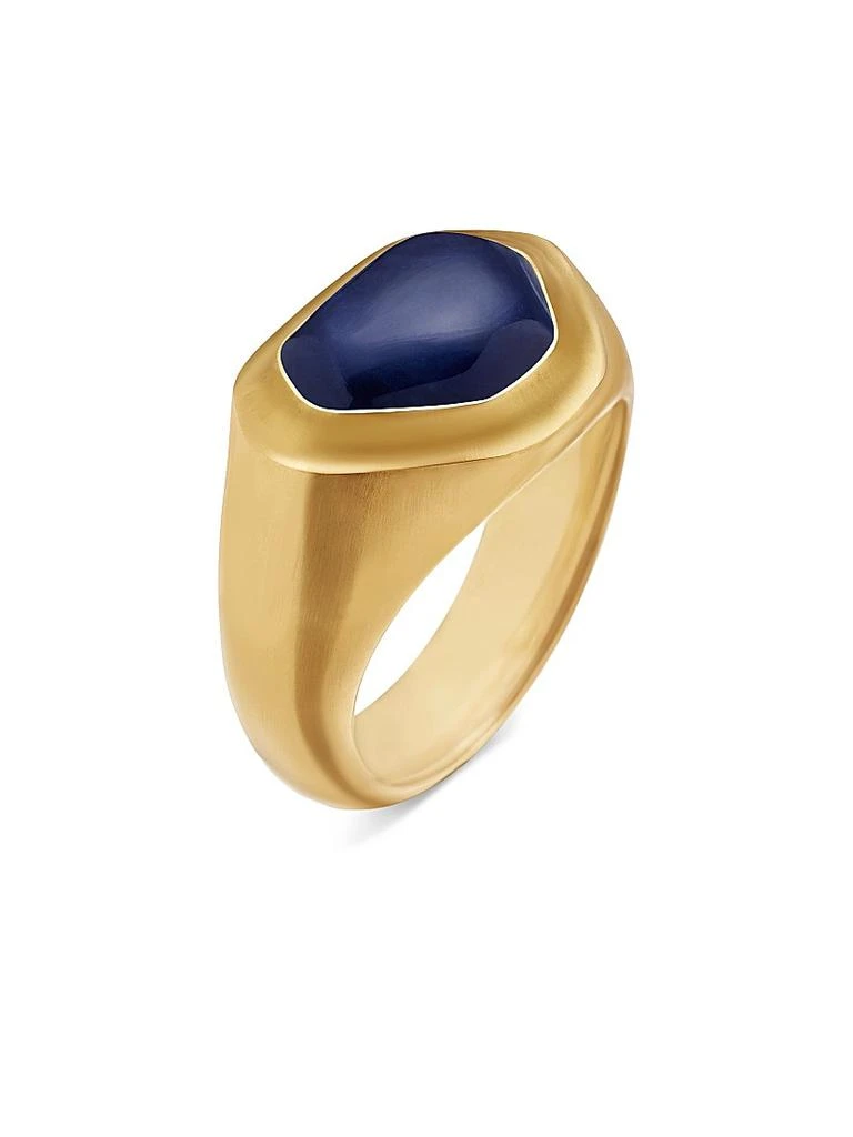 商品David Yurman|Shipwreck Signet Ring in 18K Yellow Gold,价格¥70249,第2张图片详细描述