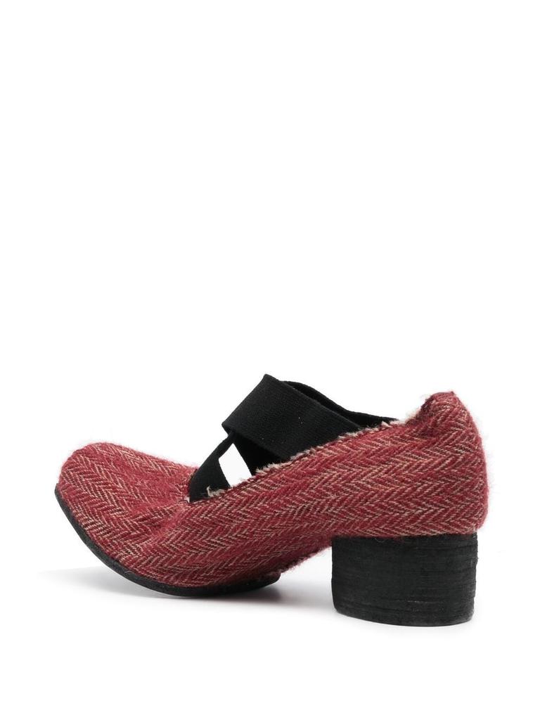Uma Wang Flat shoes Red商品第3张图片规格展示