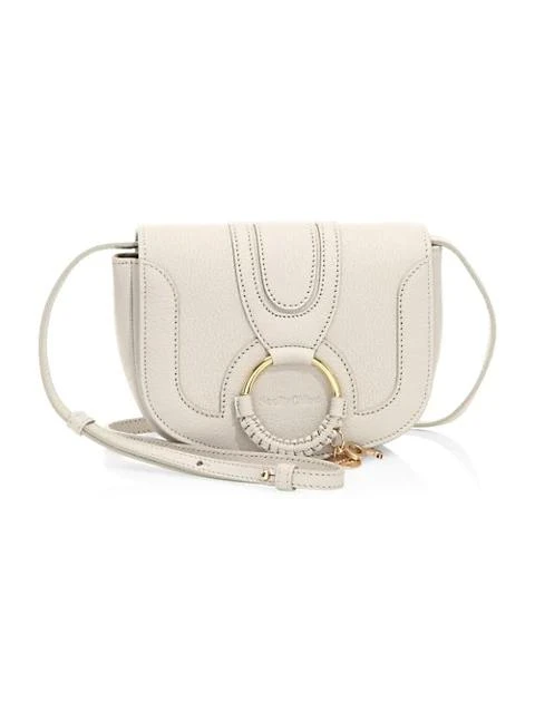 商品See by Chloé|Hoop 皮革肩袋,价格¥2436,第1张图片