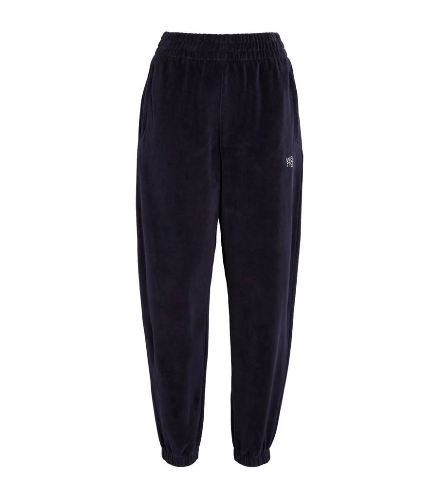 商品Alexander Wang|Velour Logo Sweatpants,价格¥3437,第1张图片