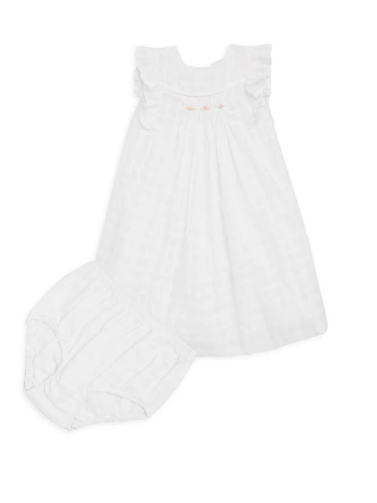 商品Ralph Lauren|Baby's Smocked Windowpane Dress,价格¥173,第1张图片