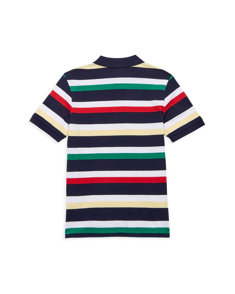 Boys' Striped Piqué Polo Shirt - Little Kid, Big Kid商品第2张图片规格展示