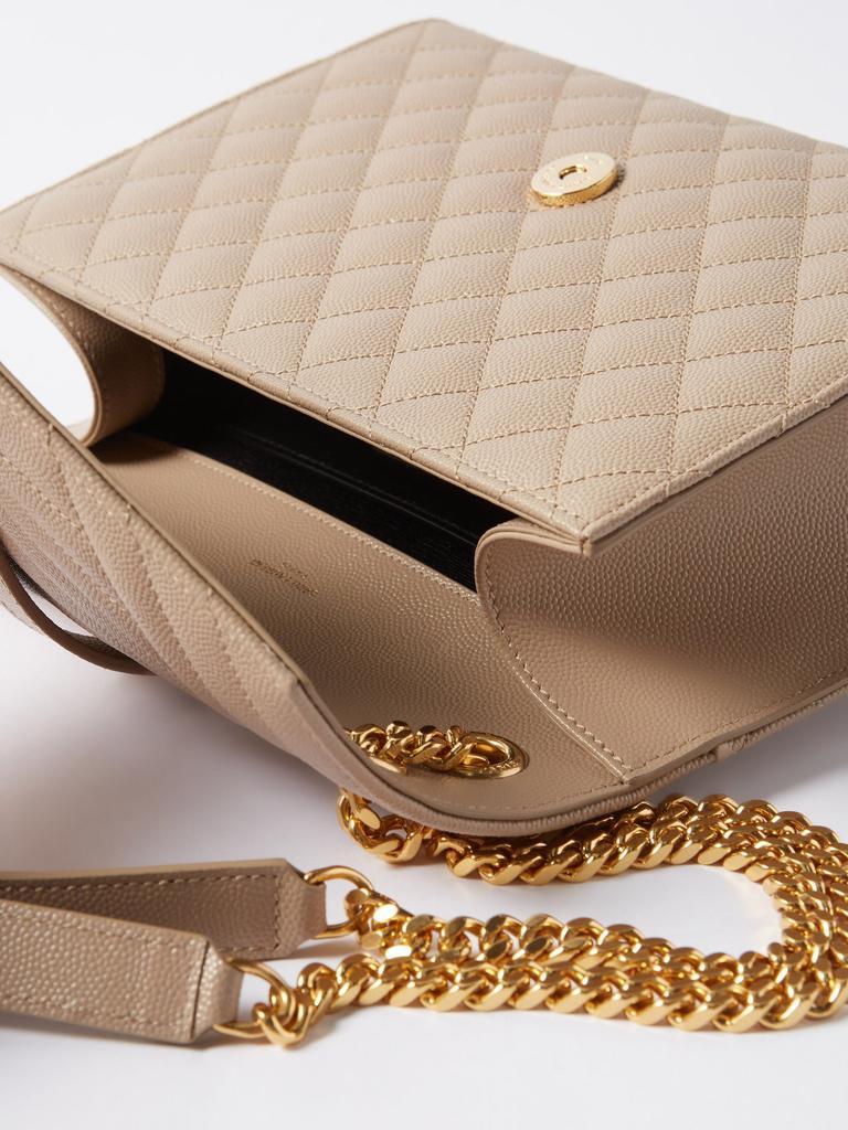 商品Yves Saint Laurent|Envelope matelassé-leather shoulder bag,价格¥14628,第7张图片详细描述