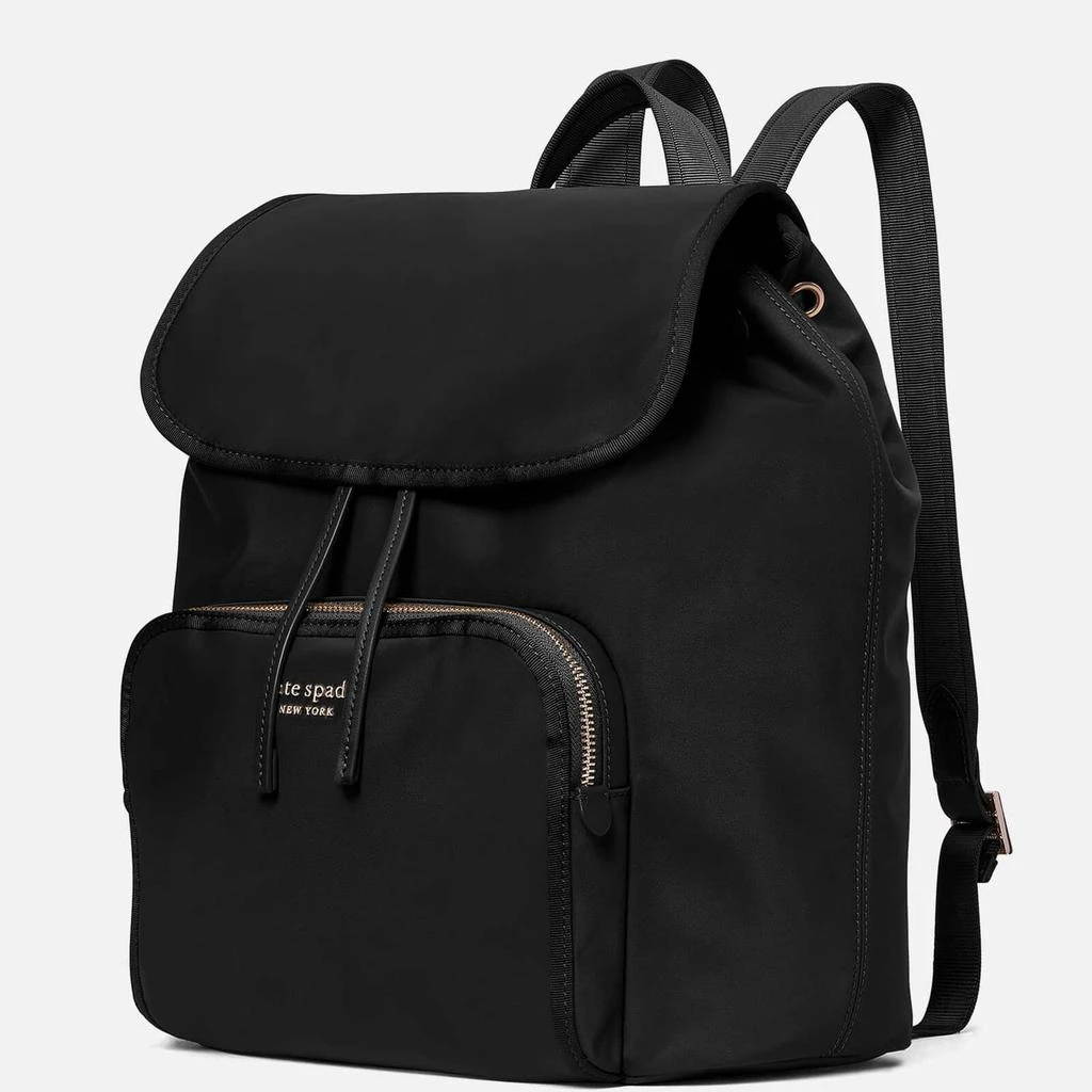 商品Kate Spade|Kate Spade New York Women's Sam Flap Backpack - Black,价格¥1878,第4张图片详细描述