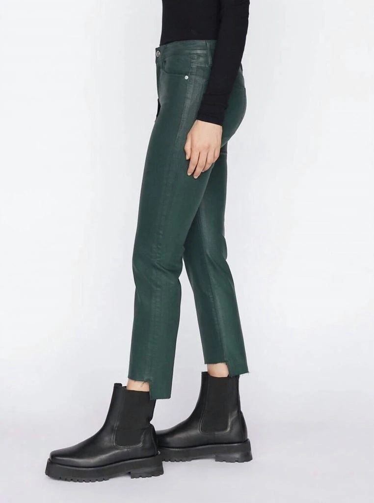 商品FRAME|Le High Straight Jean In Pine Coated,价格¥1253,第2张图片详细描述