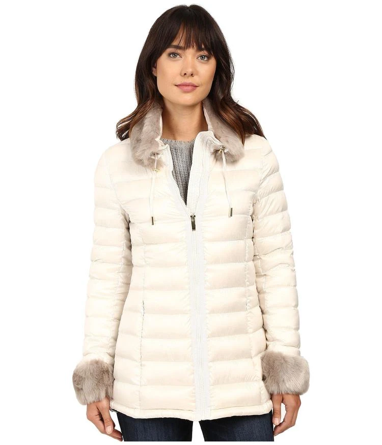 商品Via Spiga|Short Puffer with Detachable Chic Faux Fur Collar,价格¥1250,第1张图片