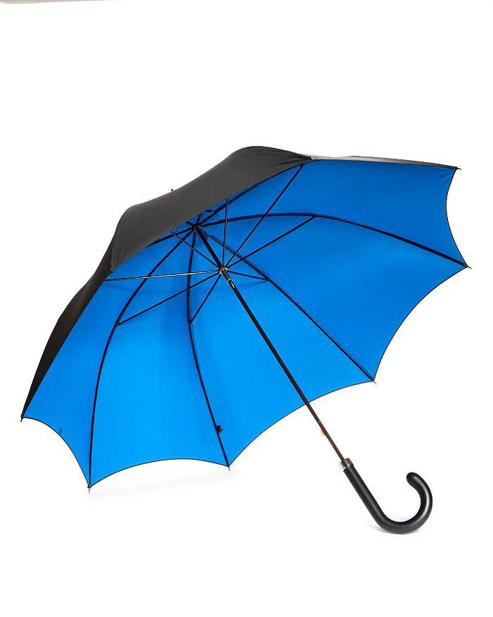 商品Fox Umbrellas|GT6 Leather Handle Umbrella,价格¥1638,第1张图片