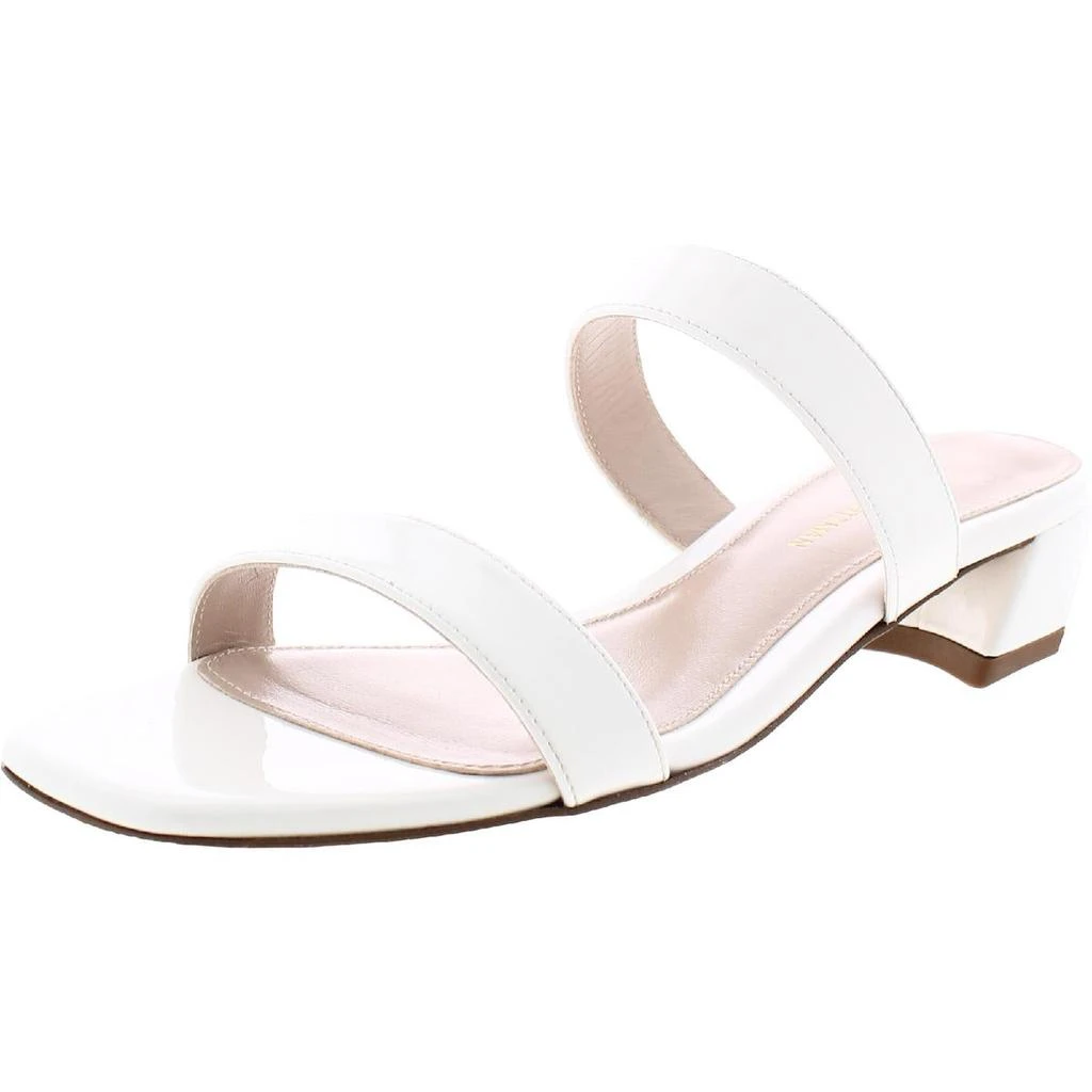 商品Stuart Weitzman|Stuart Weitzman Womens Ava Patent Leather Slip On Slide Sandals,价格¥643,第4张图片详细描述