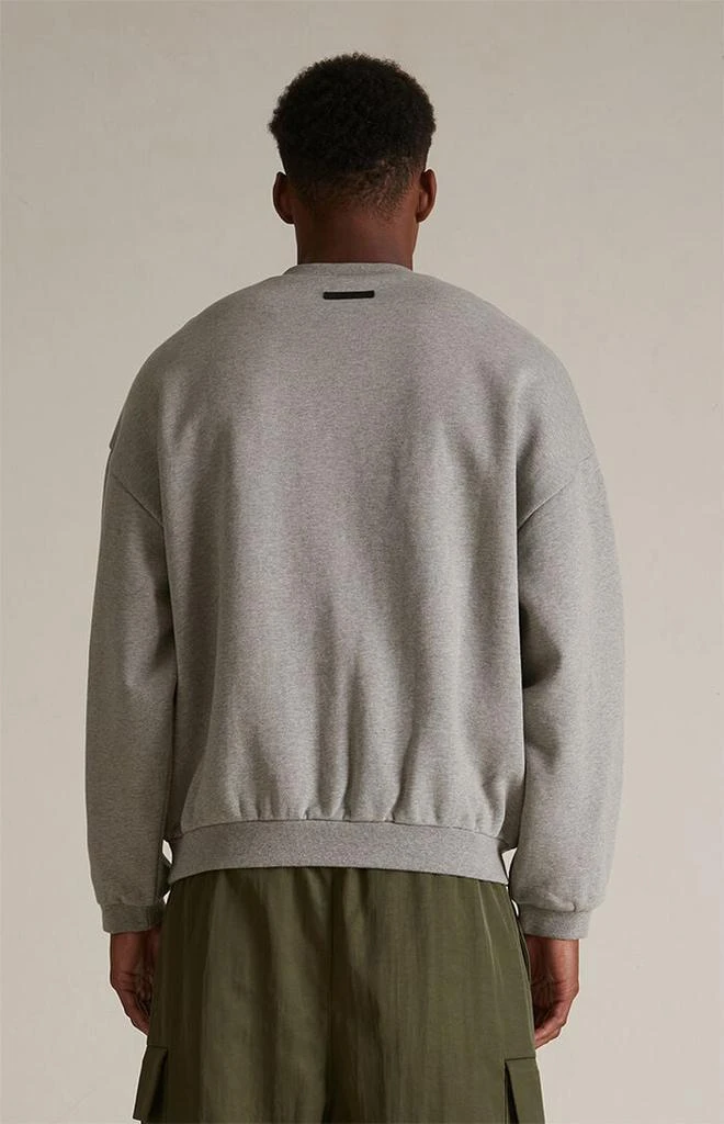 Dark Heather Oatmeal Fleece Crew Neck Sweatshirt 商品