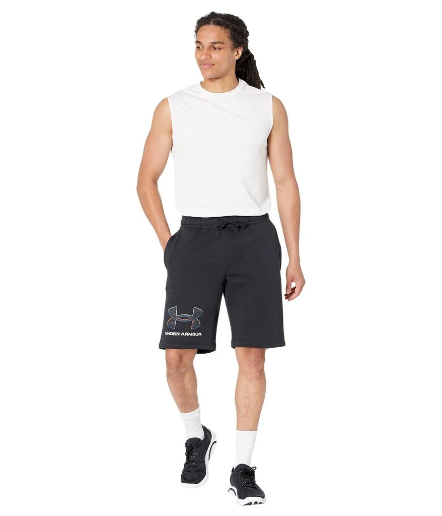 商品Under Armour|Rival Fleece Graphic Shorts,价格¥227,第4张图片详细描述