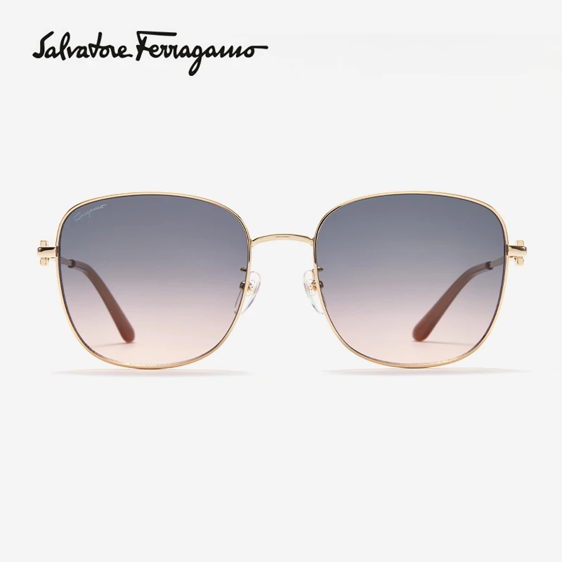 商品[国内直发] Salvatore Ferragamo|菲拉格慕太阳镜SF232SK 717茶灰色渐变男开车专用女夏季SF232SK 733黑灰色墨镜抗蓝光,价格¥731,第1张图片