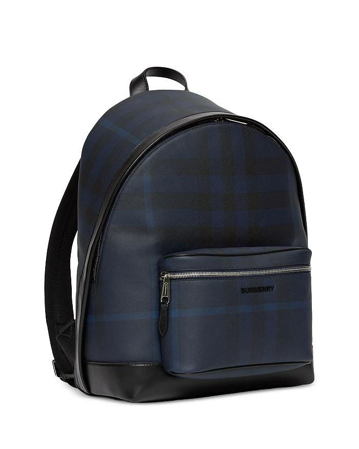 商品Burberry|Exaggerated Check & Leather Backpack,价格¥9564,第2张图片详细描述