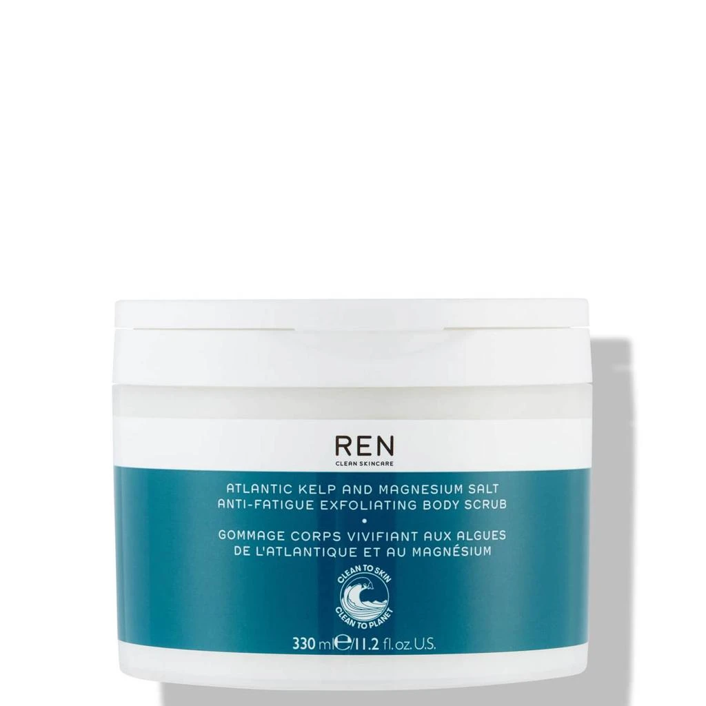 商品REN Clean Skincare|REN Clean Skincare Skincare Atlantic Kelp and Magnesium Salt Anti-Fatigue Exfoliating Body Scrub 330ml,价格¥263,第1张图片