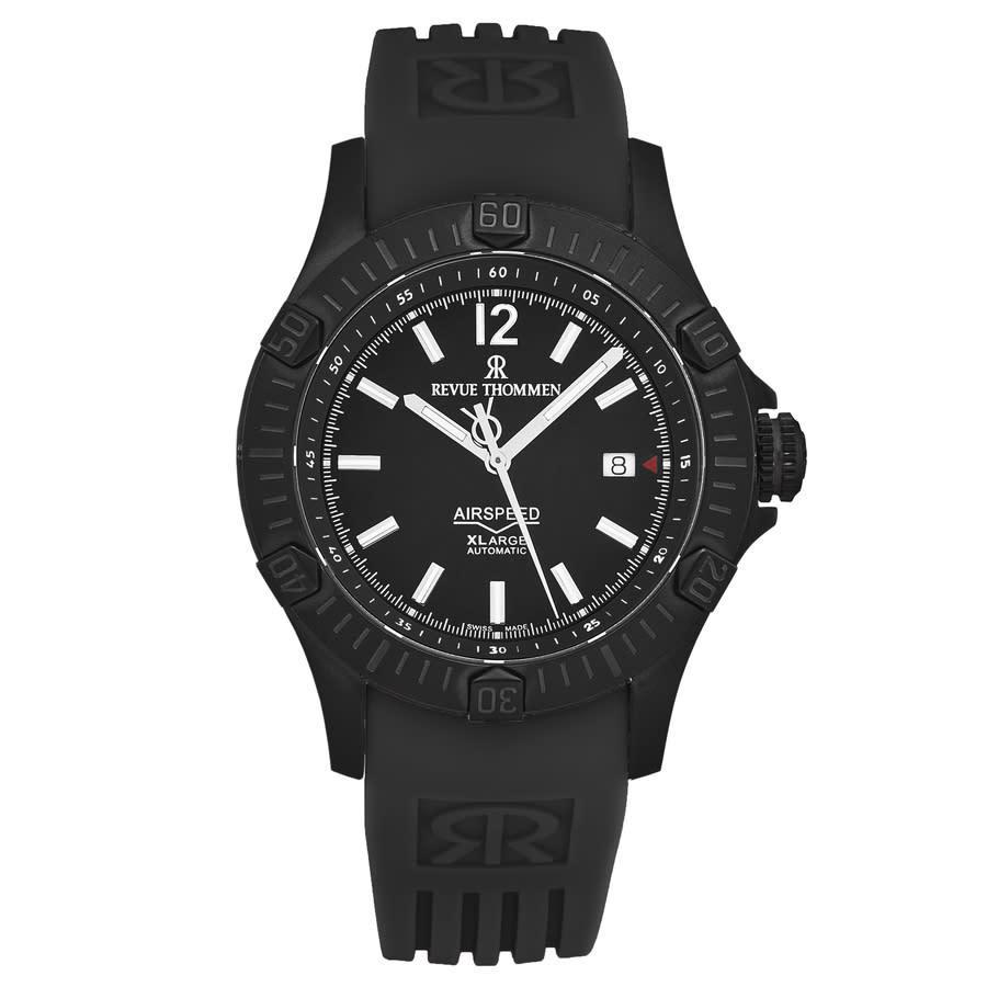 商品Revue Thommen|Air speed Automatic Black Dial Mens Watch 16070.4677,价格¥5306,第1张图片