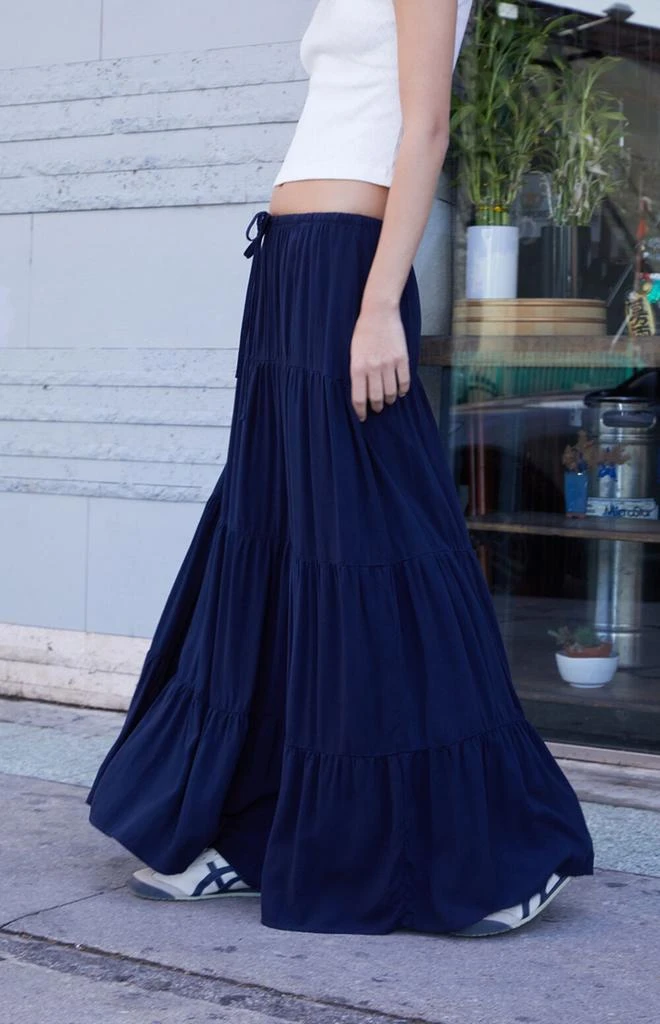 商品John Galt|Navy Izzy Maxi Skirt,价格¥268,第3张图片详细描述