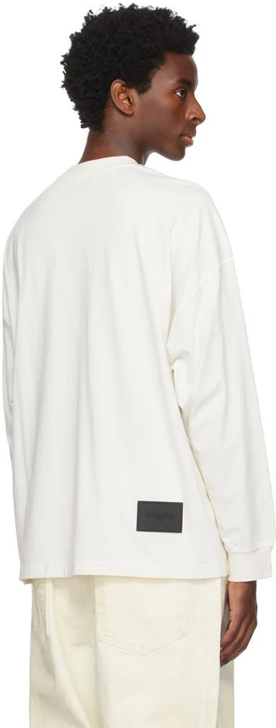 商品We11done|White Graphic Long Sleeve T-Shirt,价�格¥862,第3张图片详细描述