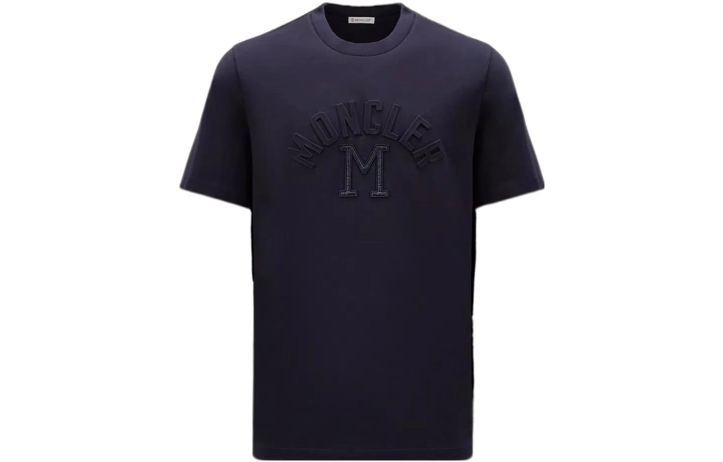 商品[国内直发] Moncler|盟可睐 SS23 字母印花圆领套头短袖T恤 男款 海军蓝色,价格¥3347,第1张图片