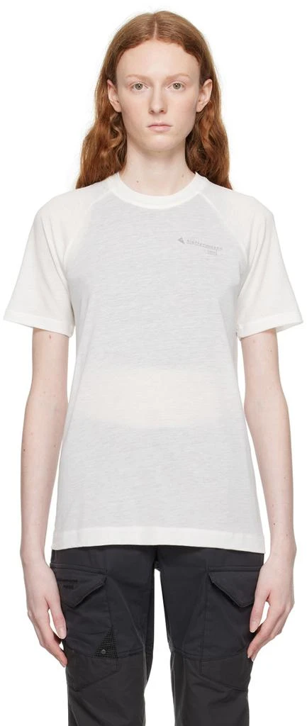 商品Klattermusen|White Groa T-Shirt,价格¥303,第1张图片