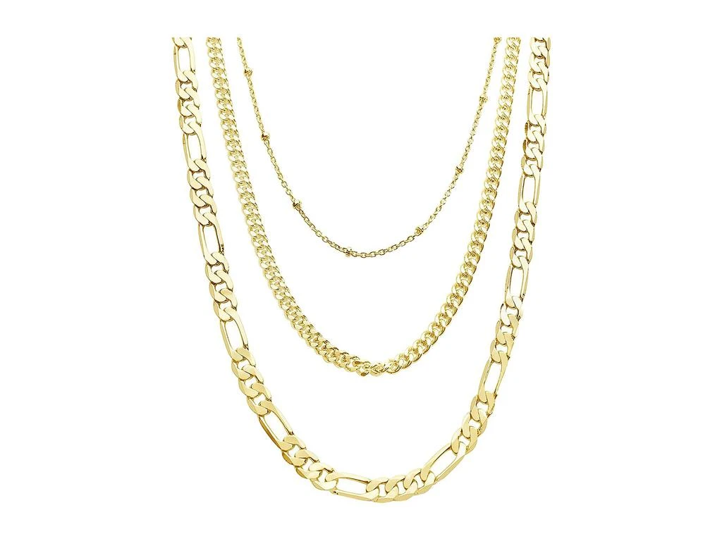 商品Sterling Forever|Simple Layered Chains Necklace,价格¥543,第3张图片详细描述