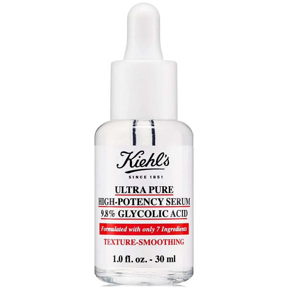 商品Kiehl's|Ultra Pure High-Potency 9.8% Glycolic Acid Serum, 1 oz.,价格¥258,第1张图片