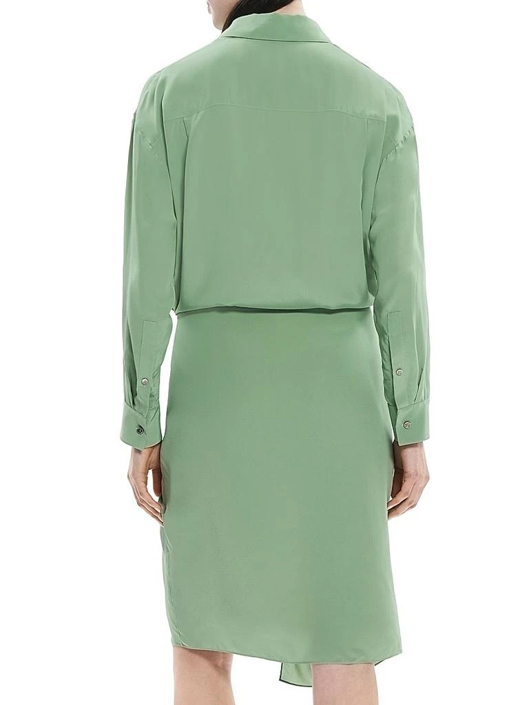商品Theory|Sarong Midi-Shirtdress,价格¥900,第5张图片详细描述