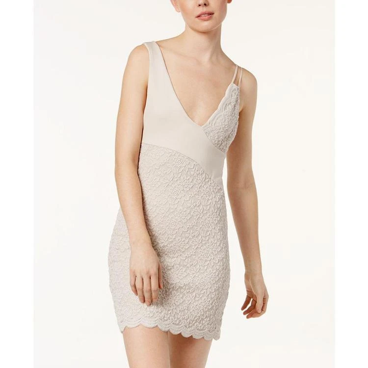 商品Free People|Lower East Side Lace-Contrast Bodycon Dress,价格¥142,第2张图片详细描述