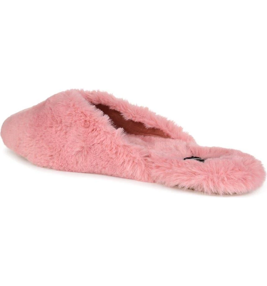 商品Journee Collection|JOURNEE Sundown Faux Fur Slipper,价格¥316,第2张图片详细描述