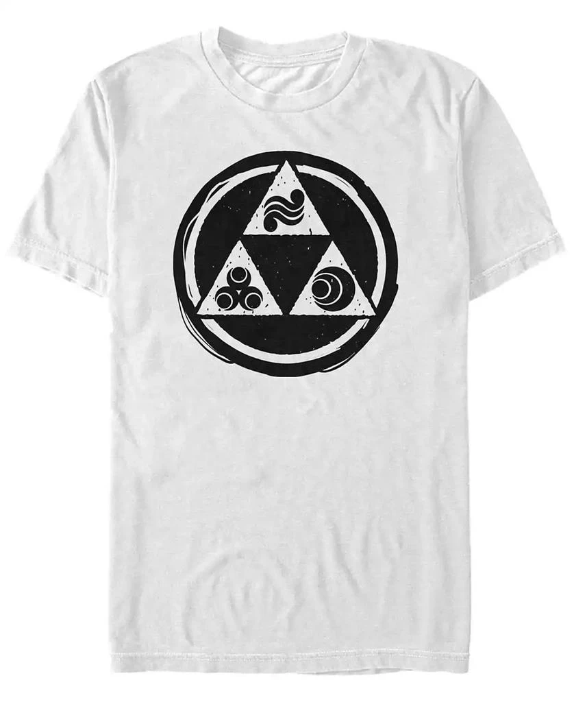 商品Nintendo|Nintendo Men's Legend of Zelda Triforce Symbols Short Sleeve T-Shirt,价格¥187,第1张图片