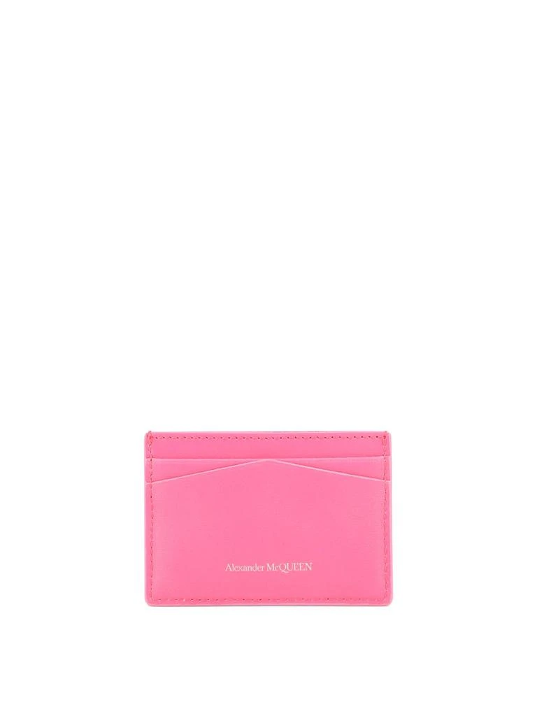 商品Alexander McQueen|Skull Wallets & Card Holders Pink,价格¥1087,第3张图片详细描述