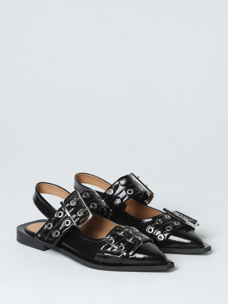 商品Ganni|Ganni slingbacks in patent leather,价格¥2582,第2张图片详细描述