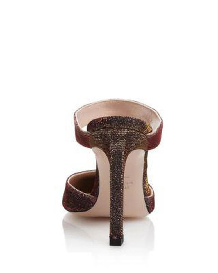 商品Stuart Weitzman|Women's Metallic High-Heel Mule Pumps,价格¥1611,第4张图片详细描述