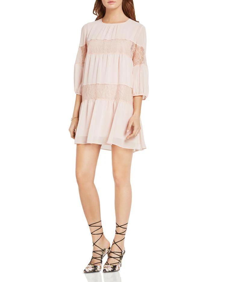 商品BCBG|Lace-Inset Dress,价格¥371,第1张图片