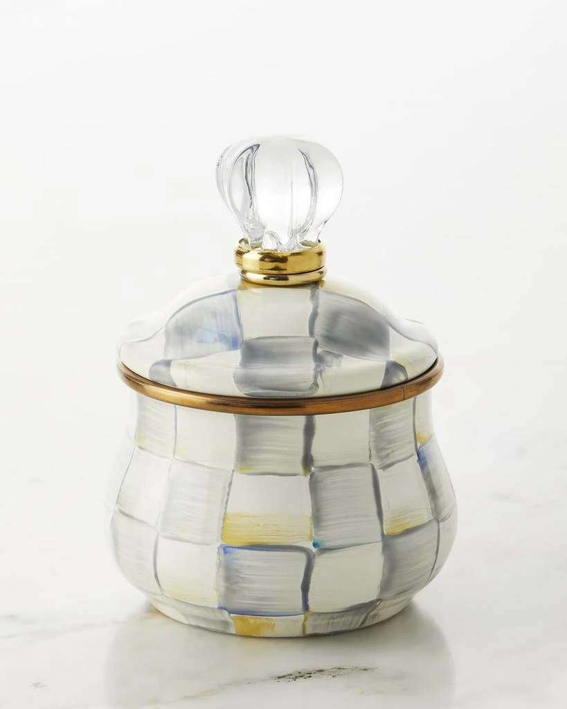 商品MacKenzie-Childs|Sterling Check Lidded Sugar Bowl,价格¥696,第1张图片