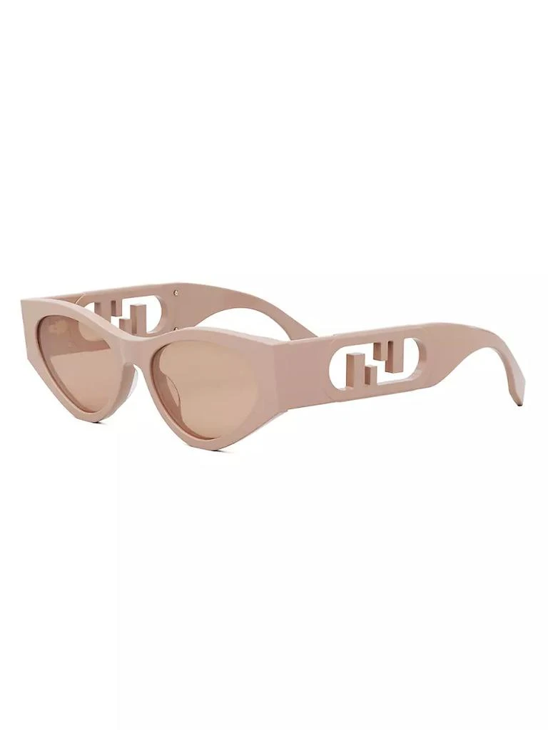 商品Fendi|Maxi O'Lock 54MM Cat-Eye Sunglasses,价格¥1709,第2张图片详细描述