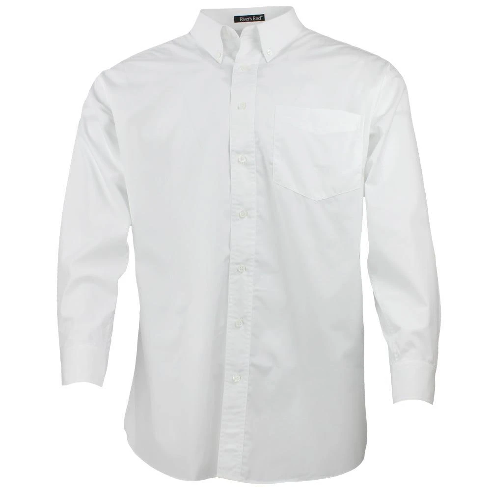 商品River's End|Solid Wrinkle Resistant Long Sleeve Button Up Shirt,价格¥138,第1张图片详细描述