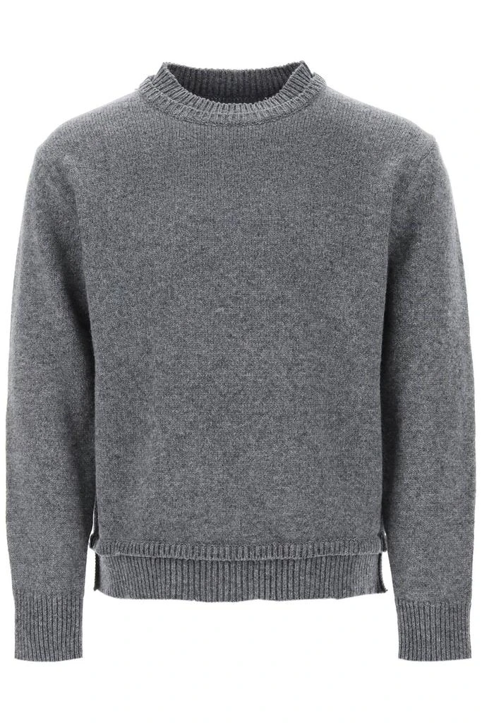 商品MAISON MARGIELA|crew neck sweater with elbow patches,价格¥2823,第1张图片