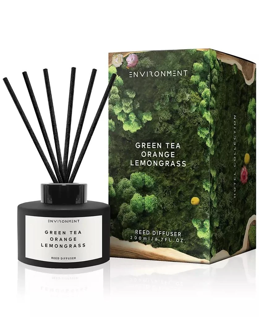 商品ENVIRONMENT|Green Tea, Orange & Lemongrass Diffuser (Inspired by 5-Star Luxury Hotels), 6.7 oz.,价格¥206,第1张图片
