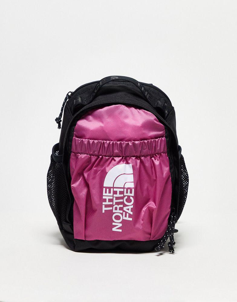 The North Face Bozer mini backpack in pink and black商品第1张图片规格展示