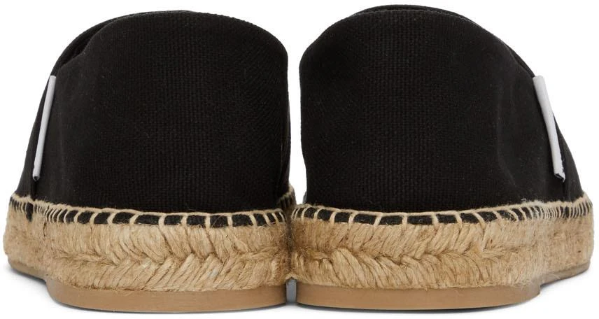 商品Palm Angels|Black Canvas Espadrilles,价格¥950,第2张图片详细描述
