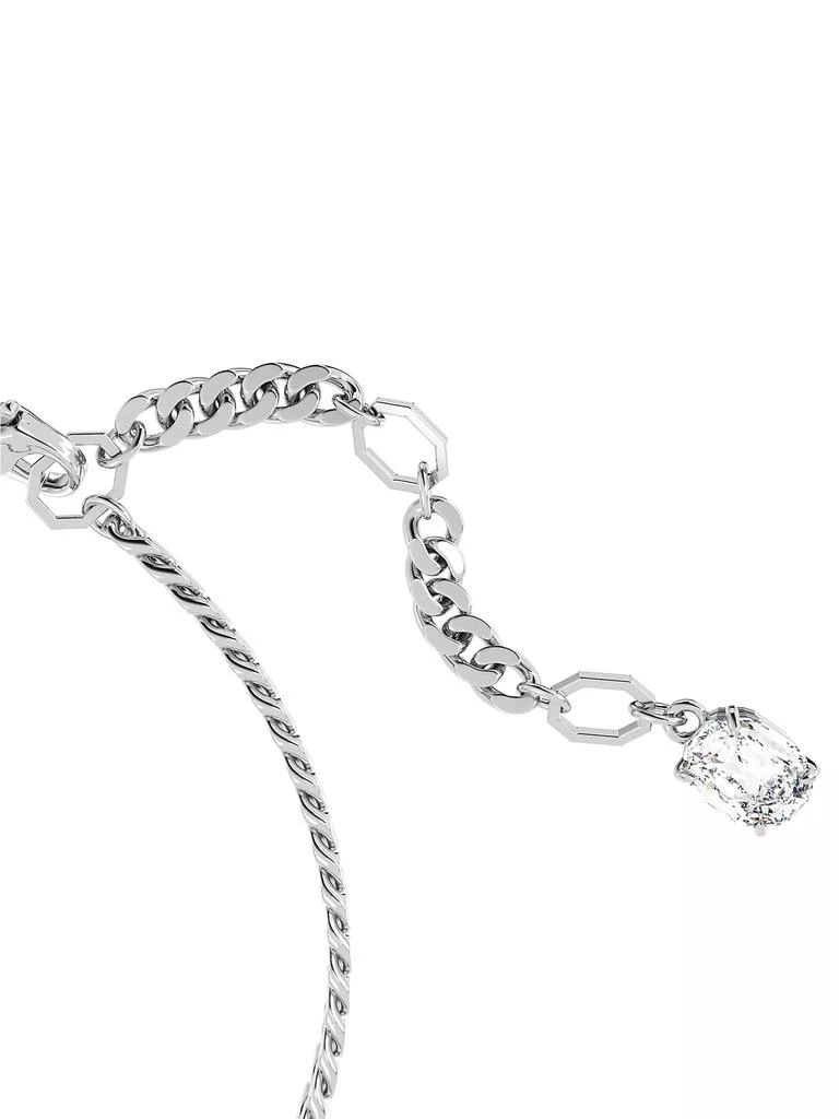 商品Swarovski|Matrix Rhodium-Plated & Crystal Heart Bracelet,价格¥993,第4张图片详细描述