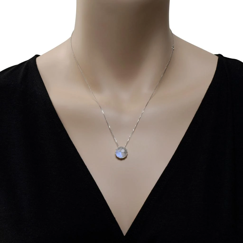 商品Suzanne Kalan|Suzanne Kalan 14K White Gold And Rainbow Moonstone Pendant Necklace PN242-WGRM,价格¥2170,第2张图片详细描述