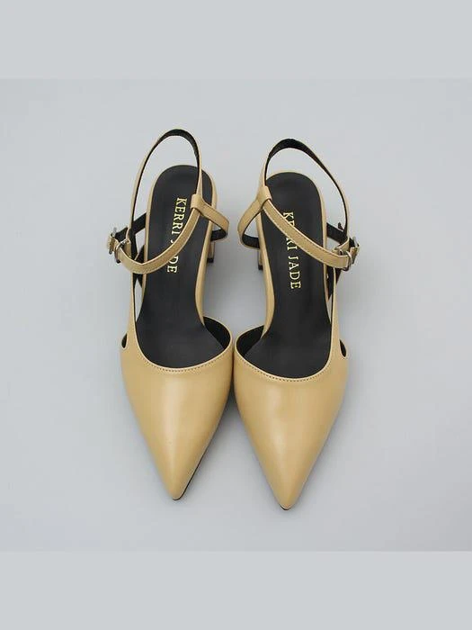 商品KERRIJADE|Teapot Slingback_Butter,价格¥1518,第2张图片详细描述